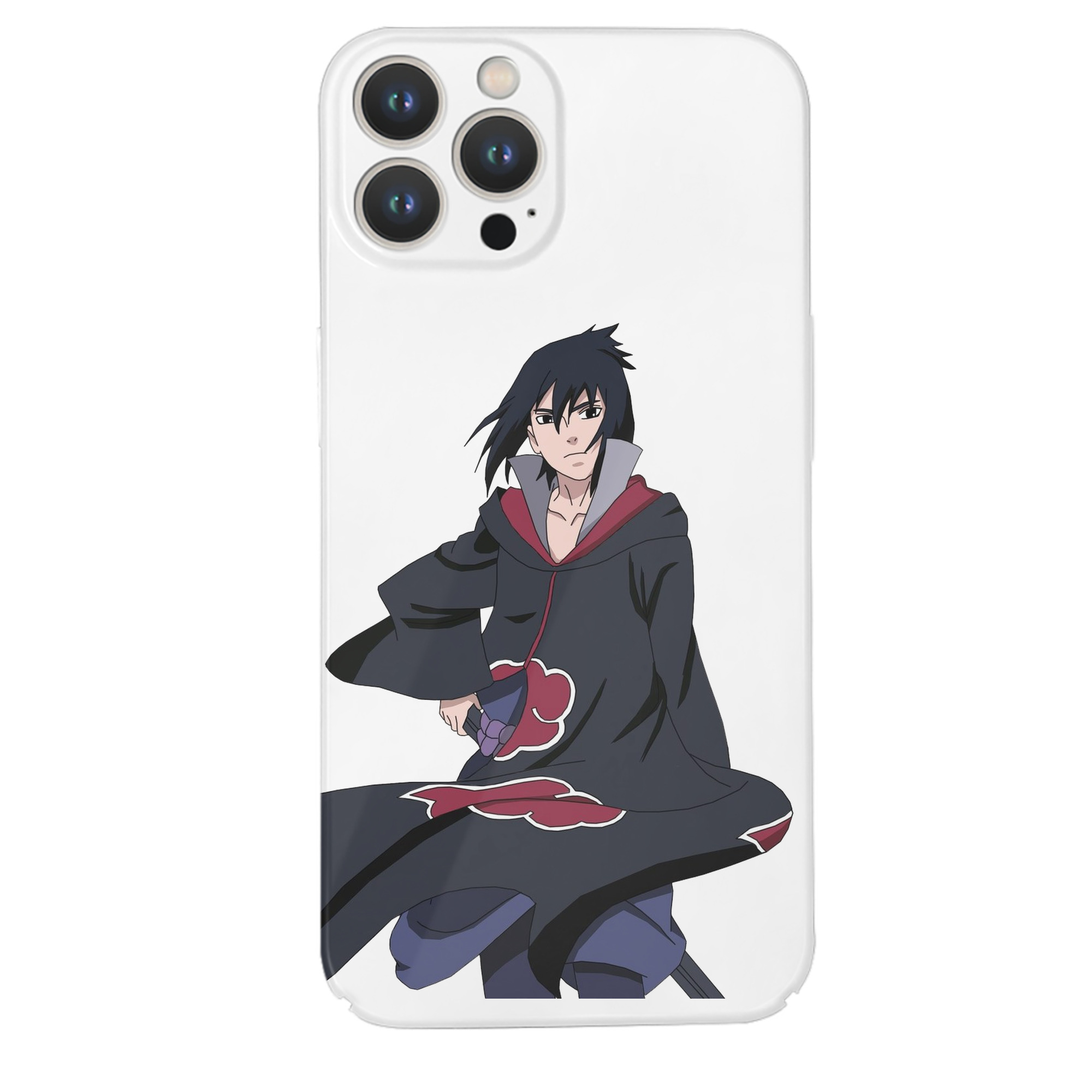 （画像用） NARUTO -ナルト- うちは サスケ Uchiha Sasuke 【iPhone 14シリーズ対応】ハードケース